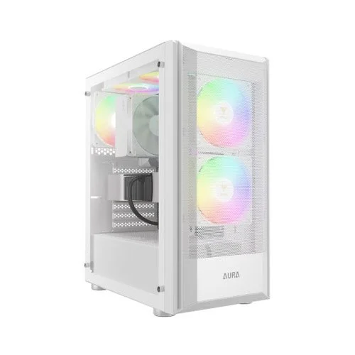 Gamdias AURA GC6 WH ARGB Mesh Mid-Tower ATX Gaming Case